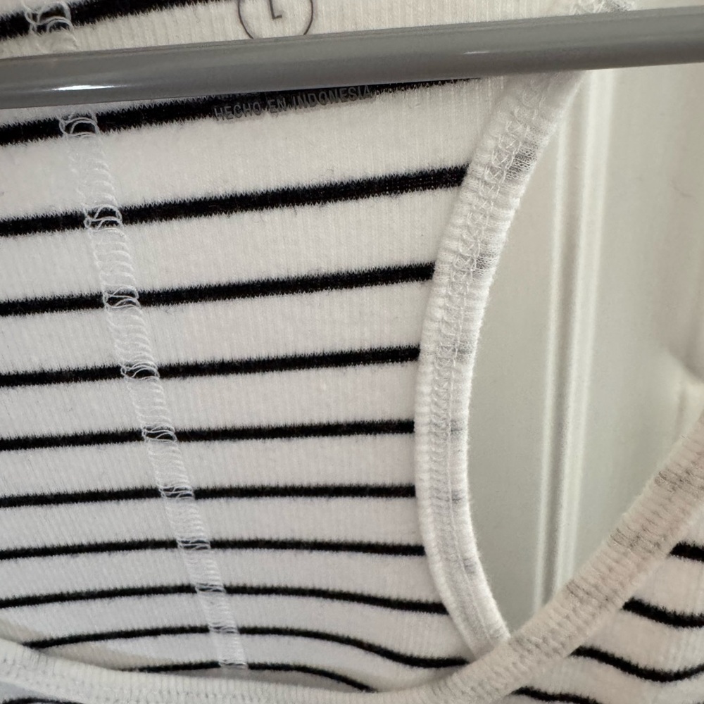 Universal Thread Striped Ribbed Racerback Tank Si… - image 2